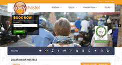 Desktop Screenshot of envoyhostel.com